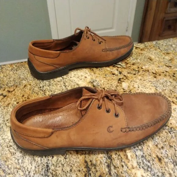 Mens Valleverde Boxster Loafers Lace Up Shoes Aria Condizionata Leather US 10