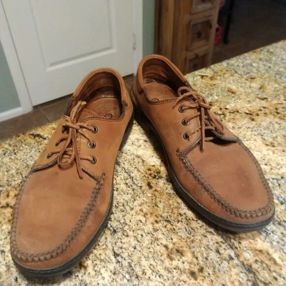 Mens Valleverde Boxster Loafers Lace Up Shoes Aria Condizionata Leather US 10