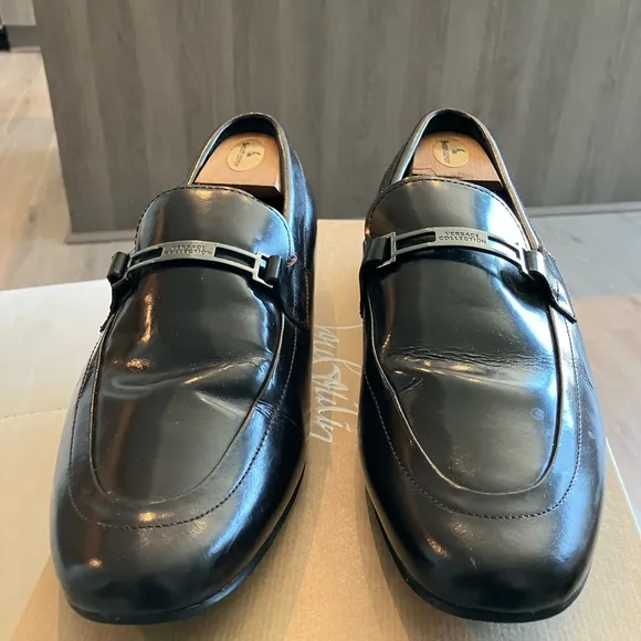 Men's Versace Deep Burgundy Leather Loafers