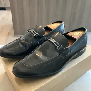 Men's Versace Deep Burgundy Leather Loafers