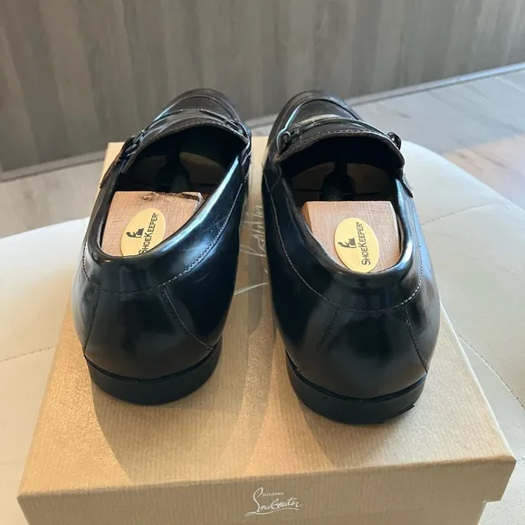 Men's Versace Deep Burgundy Leather Loafers
