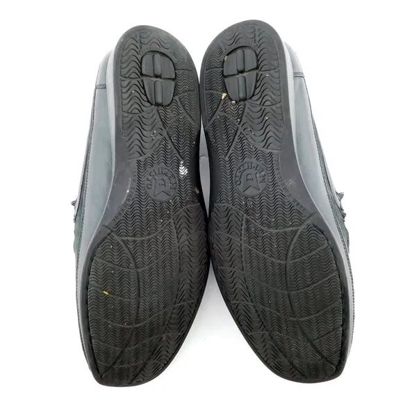 MEPHISTO Black Nubuck Leather Slip On Loafers 10