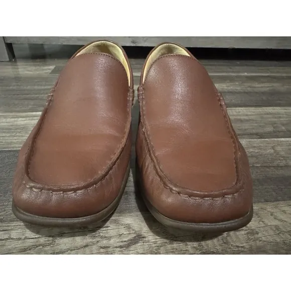 Mephisto Cool-Air Men's Size 9 Brown Venetian Plain Front Loafers