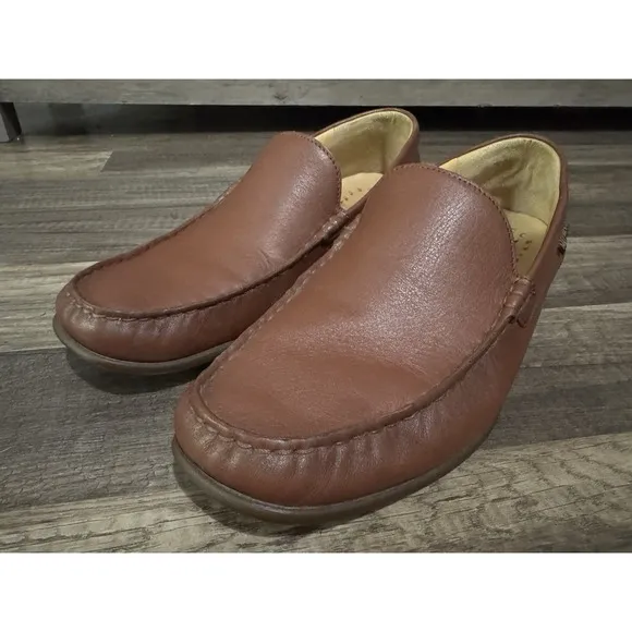 Mephisto Cool-Air Men's Size 9 Brown Venetian Plain Front Loafers