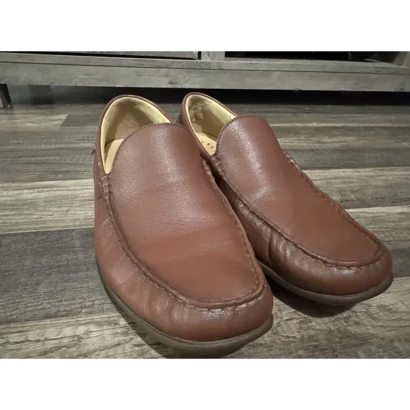 Mephisto Cool-Air Men's Size 9 Brown Venetian Plain Front Loafers