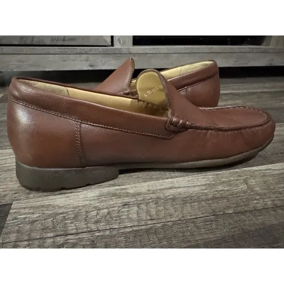 Mephisto Cool-Air Men's Size 9 Brown Venetian Plain Front Loafers