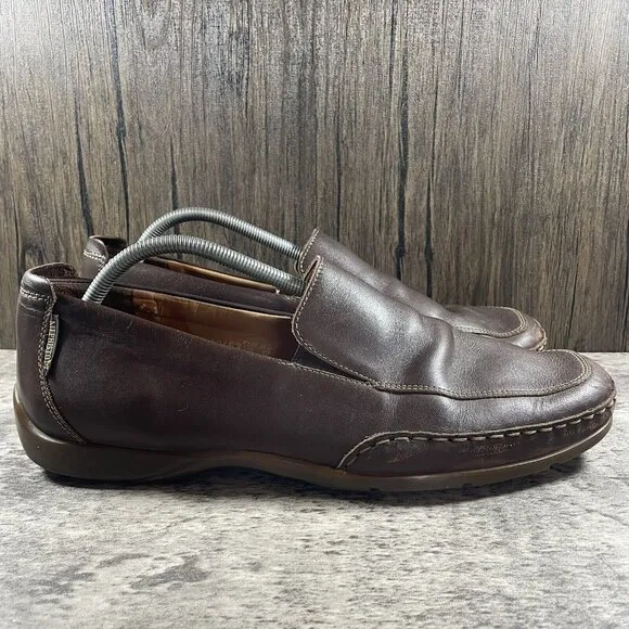 Mephisto Edlef Cool Air Casual Loafers Shoes Brown Leather Shoes Mens Size 12