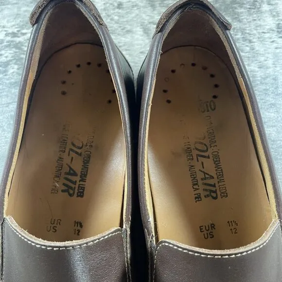Mephisto Edlef Cool Air Casual Loafers Shoes Brown Leather Shoes Mens Size 12