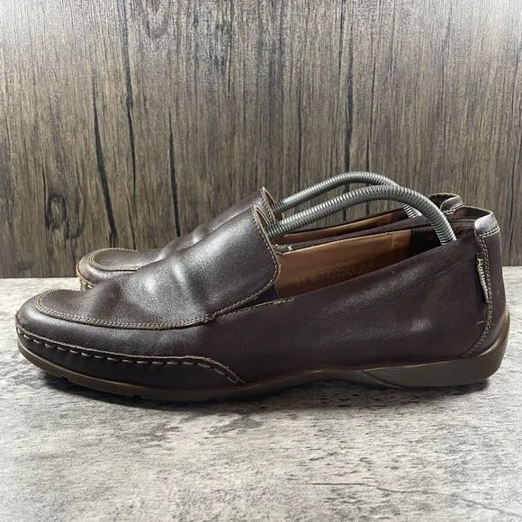 Mephisto Edlef Cool Air Casual Loafers Shoes Brown Leather Shoes Mens Size 12