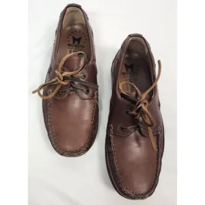 Mephisto Men's Sz. 8.5 Spinnaker Felix Brown Leather Lace Up Loafers