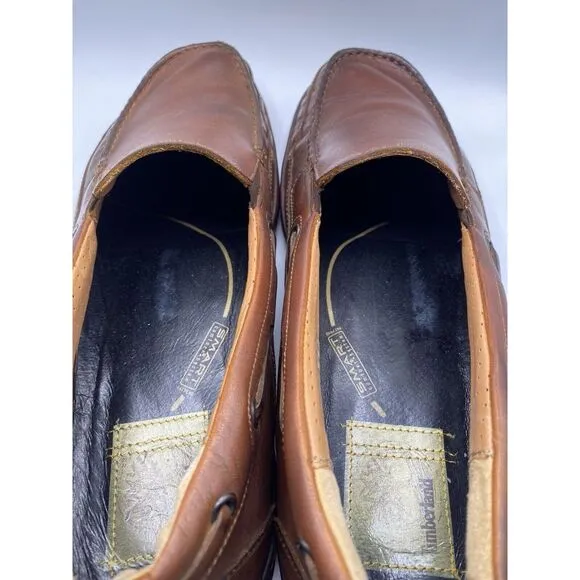Mephisto Smart Comfort Cool Air Membrane Boat Shoes Loafers Brown Leather S / 13