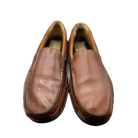 Mephisto Smart Comfort Cool Air Membrane Boat Shoes Loafers Brown Leather S / 13