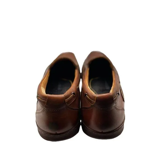 Mephisto Smart Comfort Cool Air Membrane Boat Shoes Loafers Brown Leather S / 13