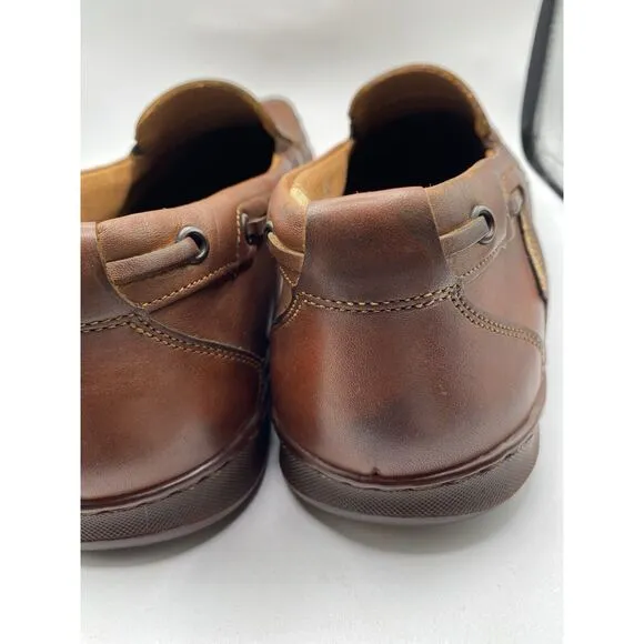 Mephisto Smart Comfort Cool Air Membrane Boat Shoes Loafers Brown Leather S / 13