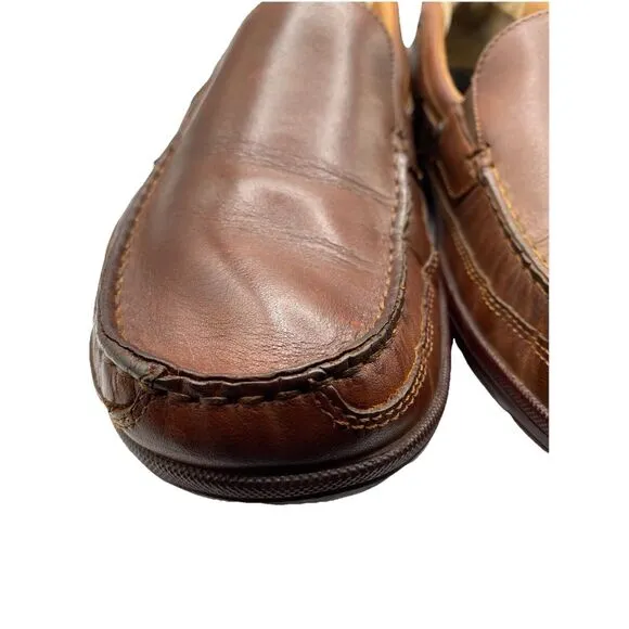 Mephisto Smart Comfort Cool Air Membrane Boat Shoes Loafers Brown Leather S / 13