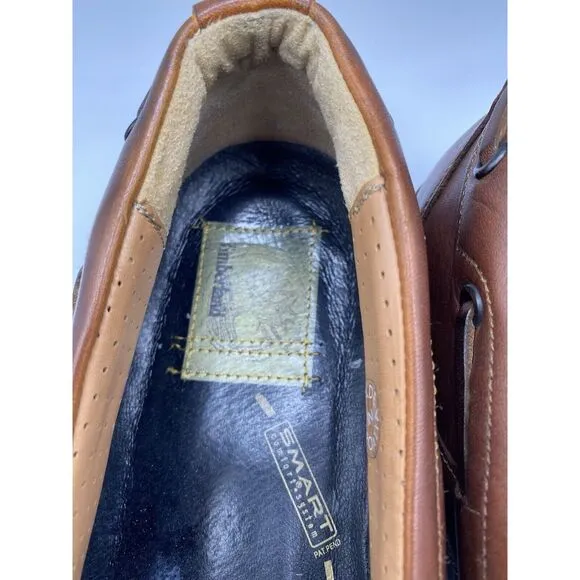 Mephisto Smart Comfort Cool Air Membrane Boat Shoes Loafers Brown Leather S / 13
