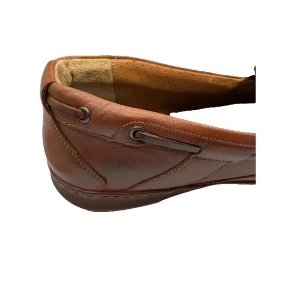 Mephisto Smart Comfort Cool Air Membrane Boat Shoes Loafers Brown Leather S / 13