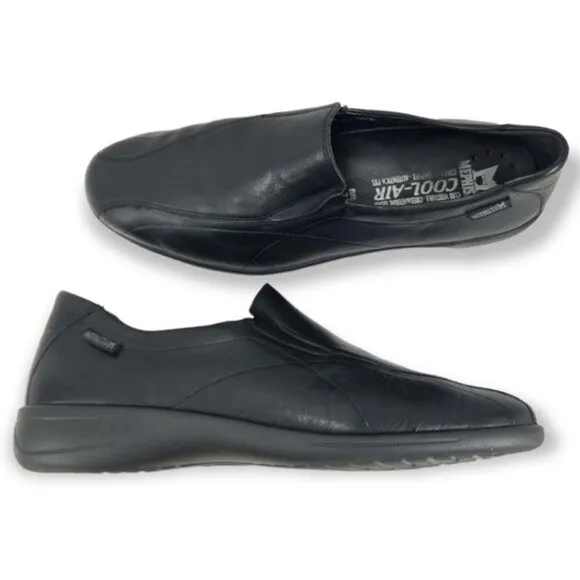 Mephisto Women's Leather Loafers Size 9.5 in Black