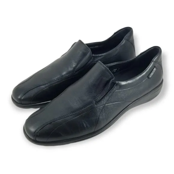 Mephisto Women's Leather Loafers Size 9.5 in Black