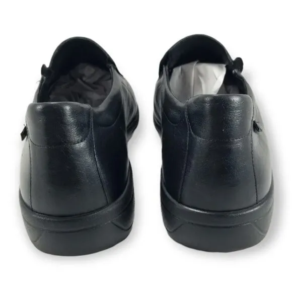 Mephisto Women's Leather Loafers Size 9.5 in Black
