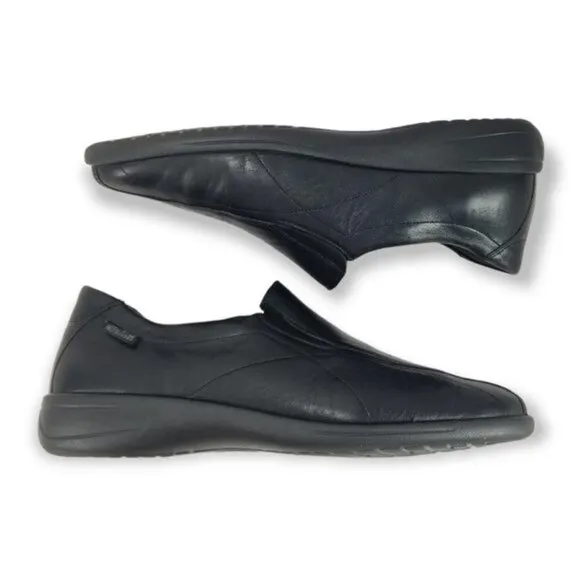 Mephisto Women's Leather Loafers Size 9.5 in Black