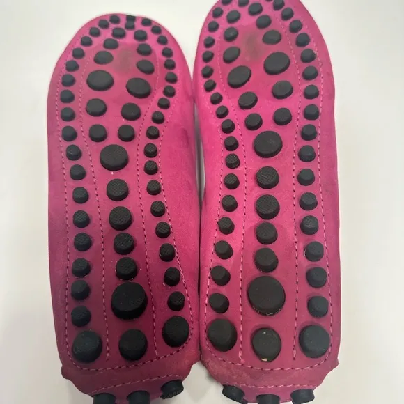 MERCANTIFLORENTINEPink Loafers with Bow Detail size 11 pre owned Exellent C