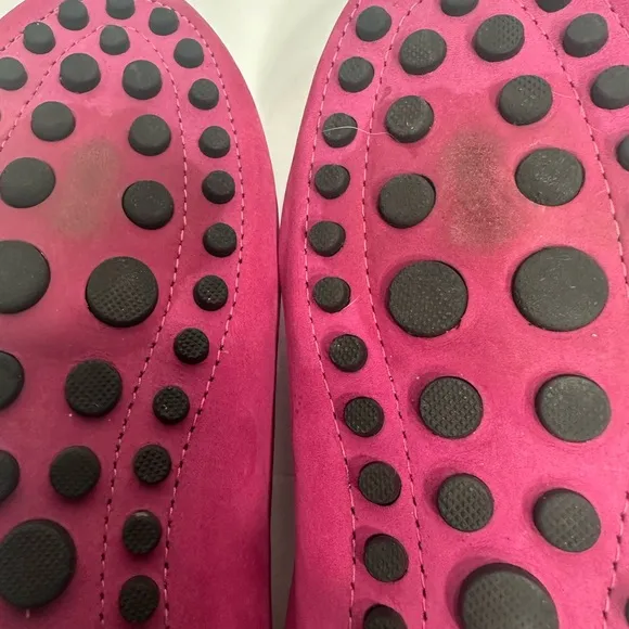 MERCANTIFLORENTINEPink Loafers with Bow Detail size 11 pre owned Exellent C