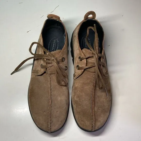 Merrell Booties Brown Suede Size 40 Mens 7 Women’s 9 Jungle Stitch Root Beer Moc