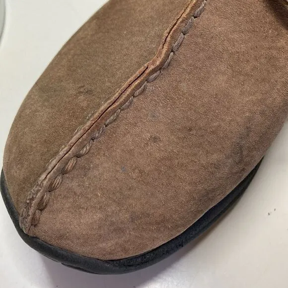 Merrell Booties Brown Suede Size 40 Mens 7 Women’s 9 Jungle Stitch Root Beer Moc