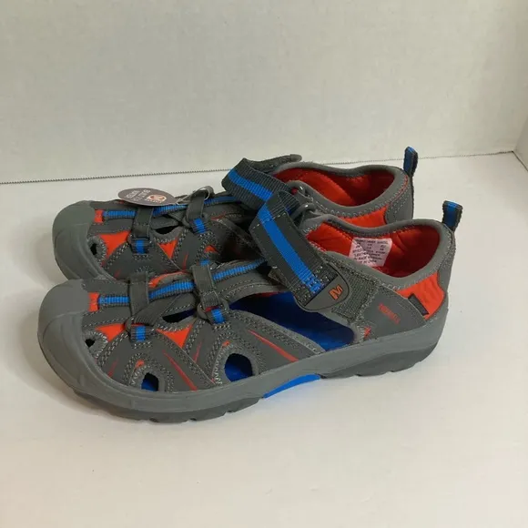 Merrell Hydro Hiker waterproof sandals. Gray and blue. 4