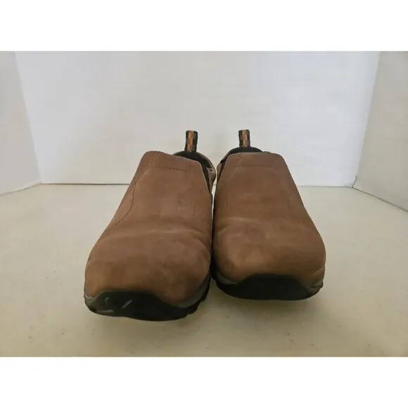 Merrell Jungle Moc Nubuck Shoes Men’s Sz 7.5 Brown Stretch Casual Loafers