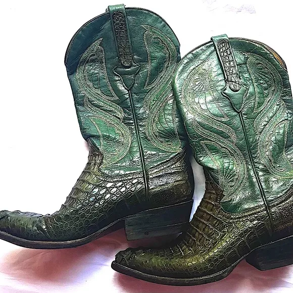 Mex USA Women's Alligator Cowboy Boots