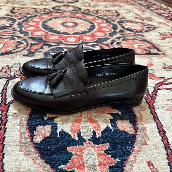 Mezlan Leather Tassel Loafers