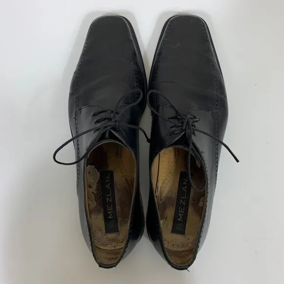 Mezlan Men’s Davinci Leather Oxford Lace-up Loafers Old Money Size 13