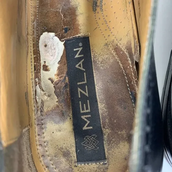 Mezlan Men’s Davinci Leather Oxford Lace-up Loafers Old Money Size 13