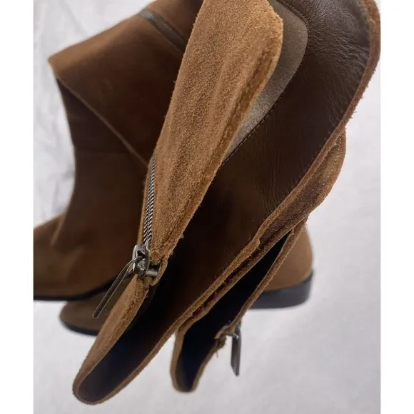 Michael Kors Boots Women’s 8 Malin Grommet Brown Caramel Suede Over The Knee