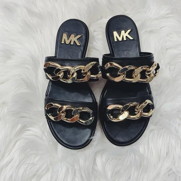 Michael Kors Scarlett Double Band Flat Sandals✨brand new
