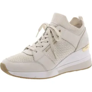 MICHAEL Michael Kors Womens Georgie Ivory Casual And Fashion Sneakers New