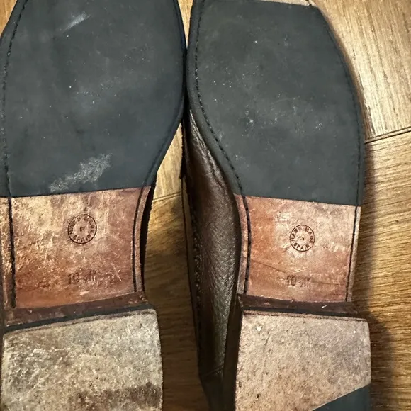 Miguel Angel Brown Leather Men’s Loafers Size 10 1/2 Made In Spain