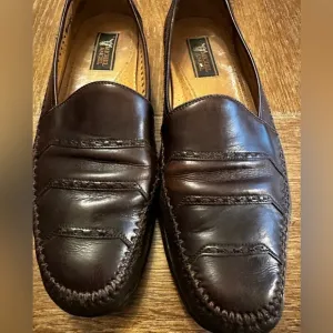 Miguel Angel Brown Leather Men’s Loafers Size 10 1/2 Made In Spain