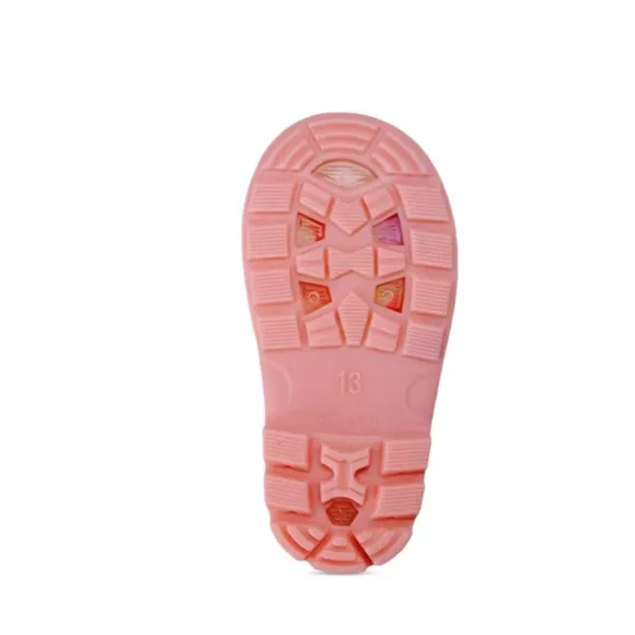 Miki House Girls' Flower Print Rain Boots