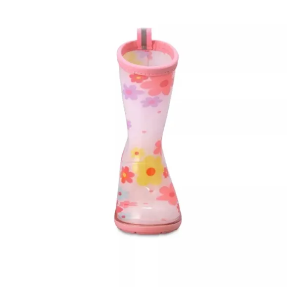 Miki House Girls' Flower Print Rain Boots