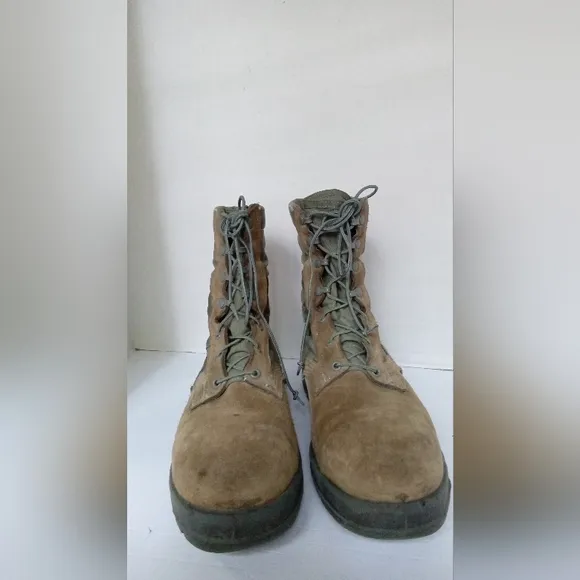 Military Style Combat Boots Work Hiking Boots‎ Suede Leather