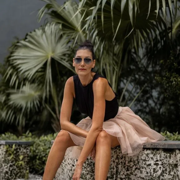Mini Champagne Tutu Tulle Skirt