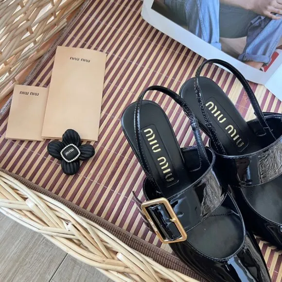 Miu Miu early summer goddess sandals beautiful shoes high heel fairy shoes