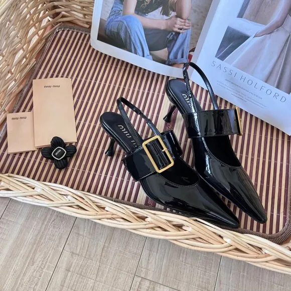 Miu Miu early summer goddess sandals beautiful shoes high heel fairy shoes