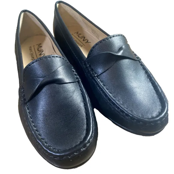 MJNY by Marc Joseph BEVERLEY ROAD women’s 5.5 leather loafers soft black Brazil