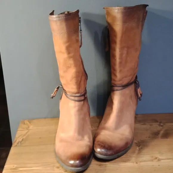 MJUS Anthropologie leather boots