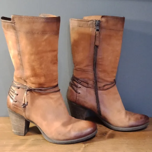 MJUS Anthropologie leather boots