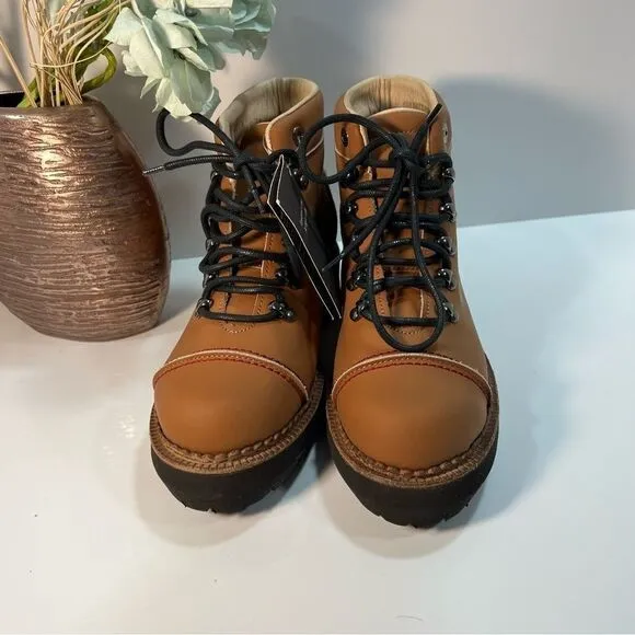 Montelliana 1965 Bluma Boots sz 7 (Euro 38) Smooth Tan NEW # F168